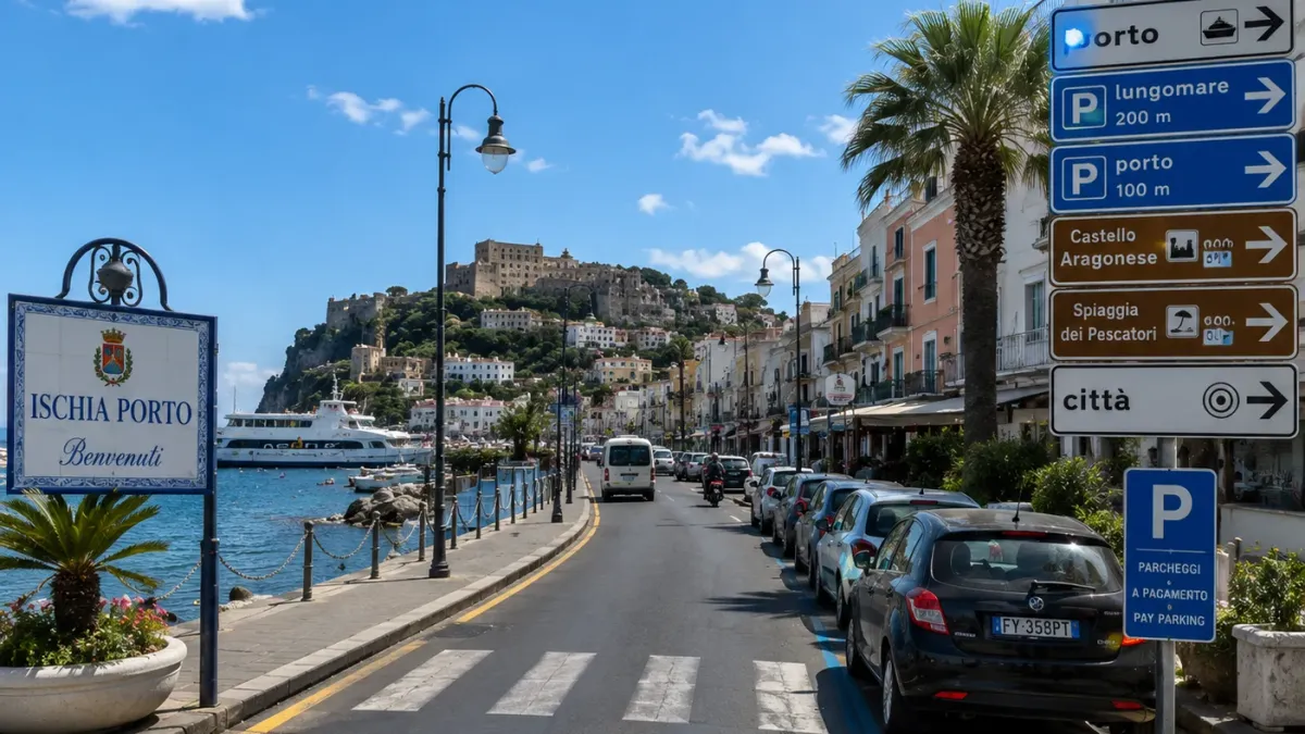 Parcheggi a Ischia Porto: dove parcheggiare l'auto e quanto costa